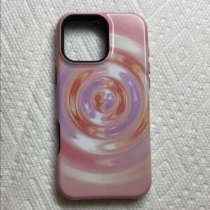 Stylish Pink Swirl 16 PRO MAX Case